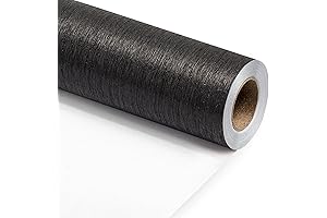 Burymento Exclusive Black Brushed Kraft Wrapping Paper