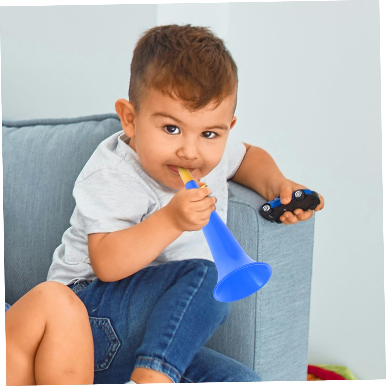 HEMOTON 4Pcs Horn Musical Trumpets for Parties Fun Noisemakers for Soccer Events Football Cheer Props