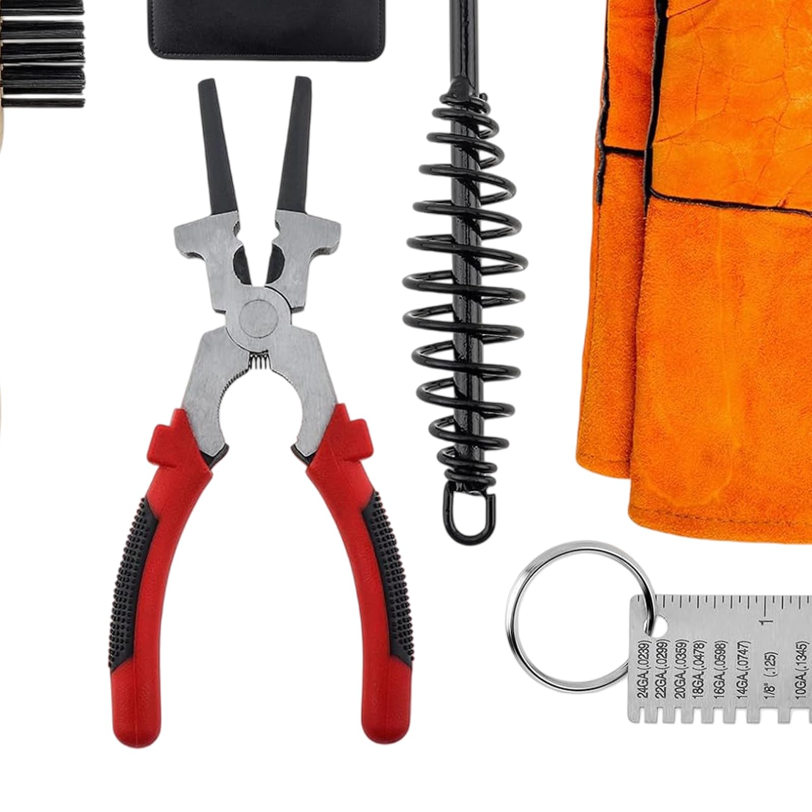 Narzędzia Spawalnicze Zestaw Do Czyszczenia Zgorzeliny | Komplet Do Usuwania Żużla Do Użytku w Domu Motoryzacji i Elektronice Spawania Lutowania