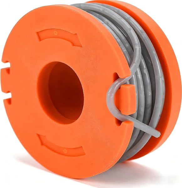 MOECSHSY Strimmer Spool for Mcgregor, Worx, 1.6mm Double Autofeed Spools Replacement Compatible with McGregor MET6032 MET4530 MET3525, for Worx WG104- WG124-1 Pack - 5