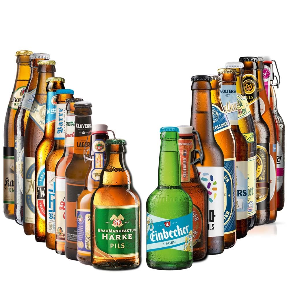 18er - das große Deutschland Bierpaket - Geschenkidee für Bierliebhaber