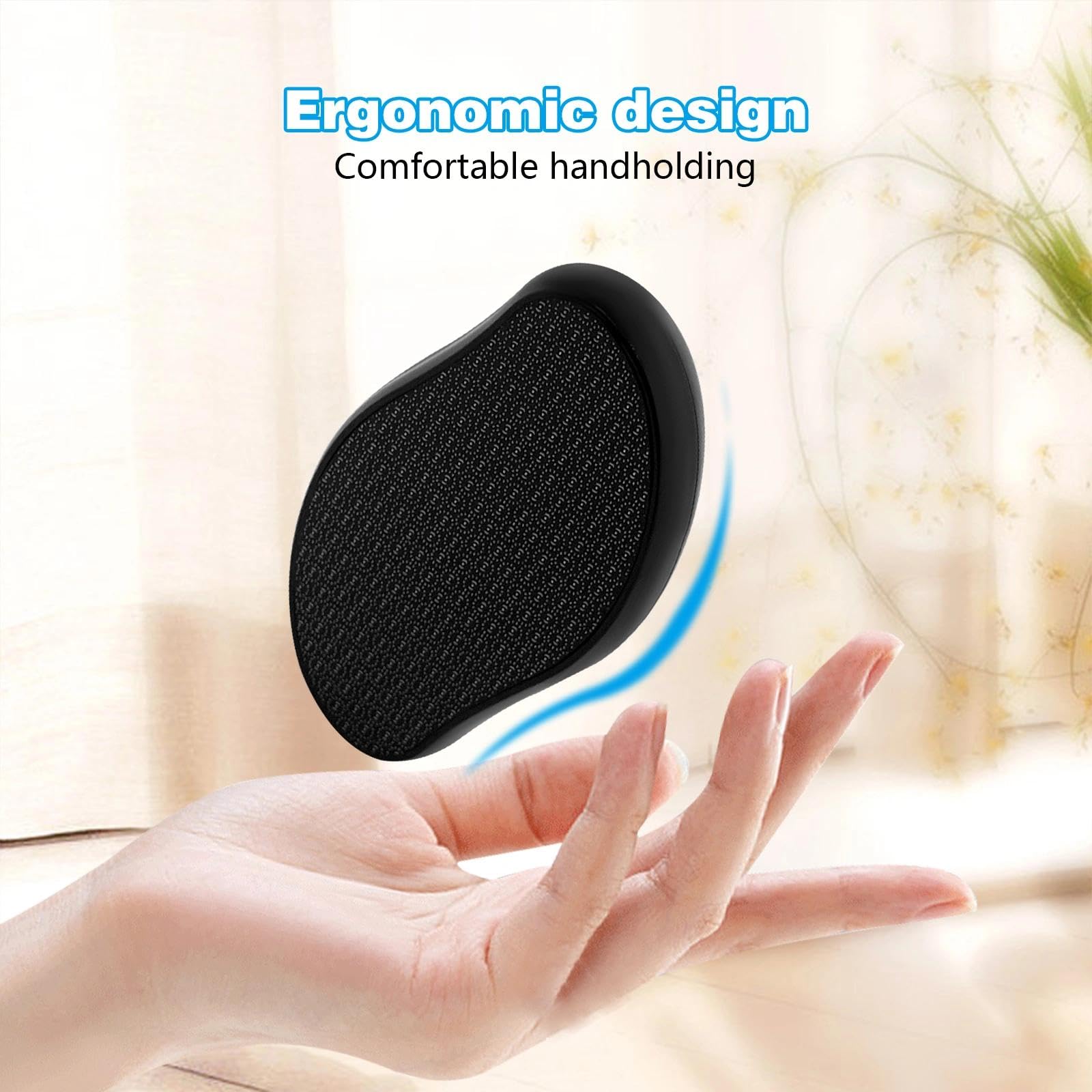 Lima Pies Durezas Nano Glass – Eliminador de Callos Profesional, Exfoliante Pies con Tecnología Nano, Lima Premium para Callos - Para Pies Hermosos (Negro)