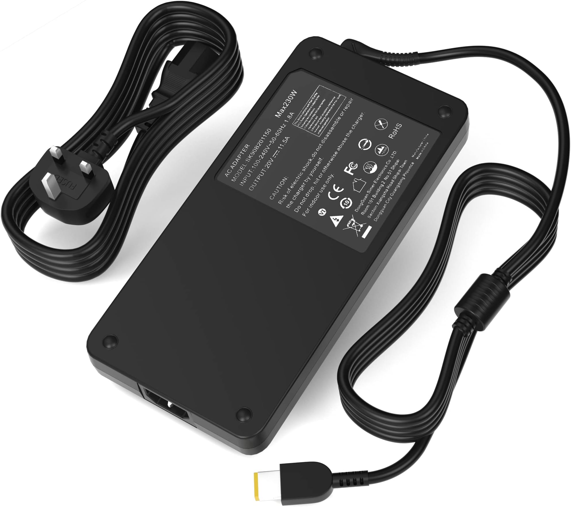 230W Laptop Charger Compatible with Lenovo Legion Slim 5 7 5P C7 S7 Y920 Y740 Y730 Y720 Y545 Y540 Y530 R720 Y900 Y910 Y7000 Thinkpad P1 P73 P53 P72 P52 P71 P51 P70 P17 P16 P15 T15g ThinkBook