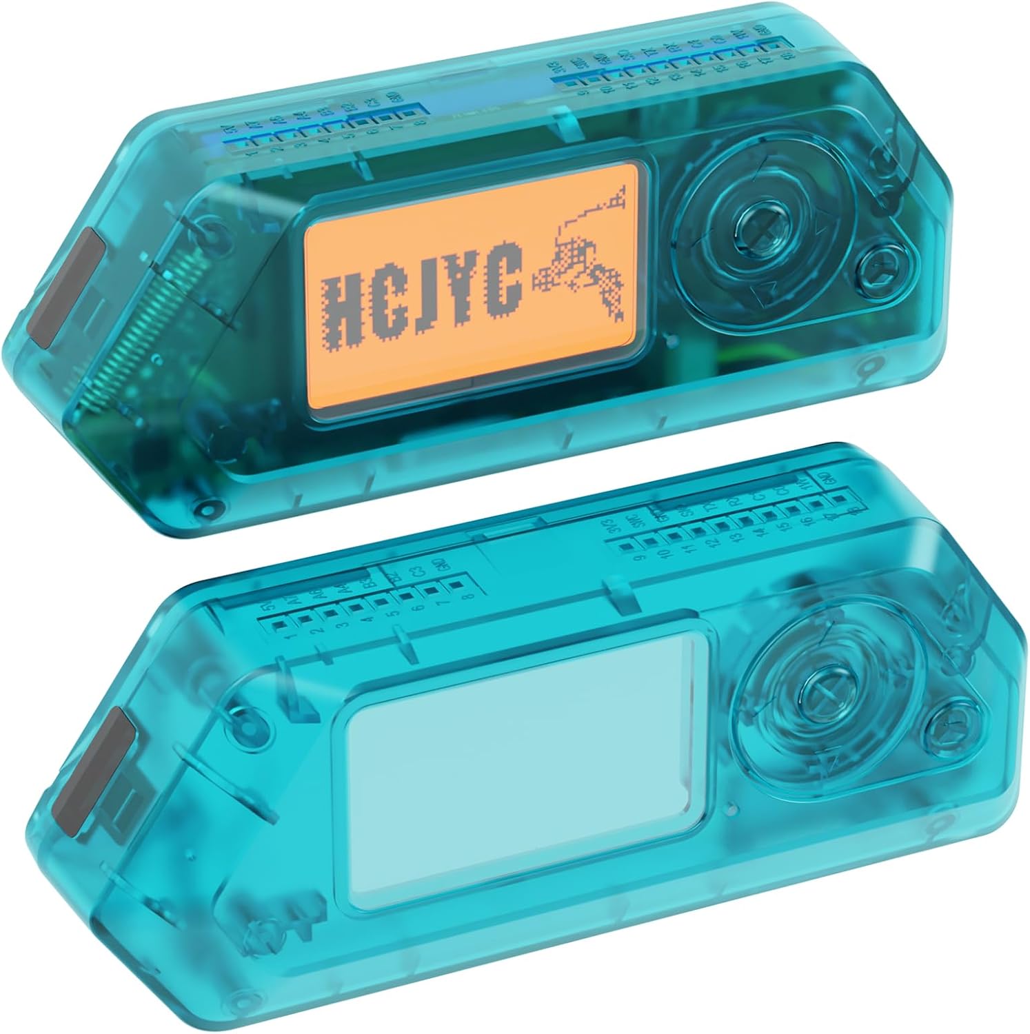 Transparent Hard Case for Flipper Zero (Glacier Blue)