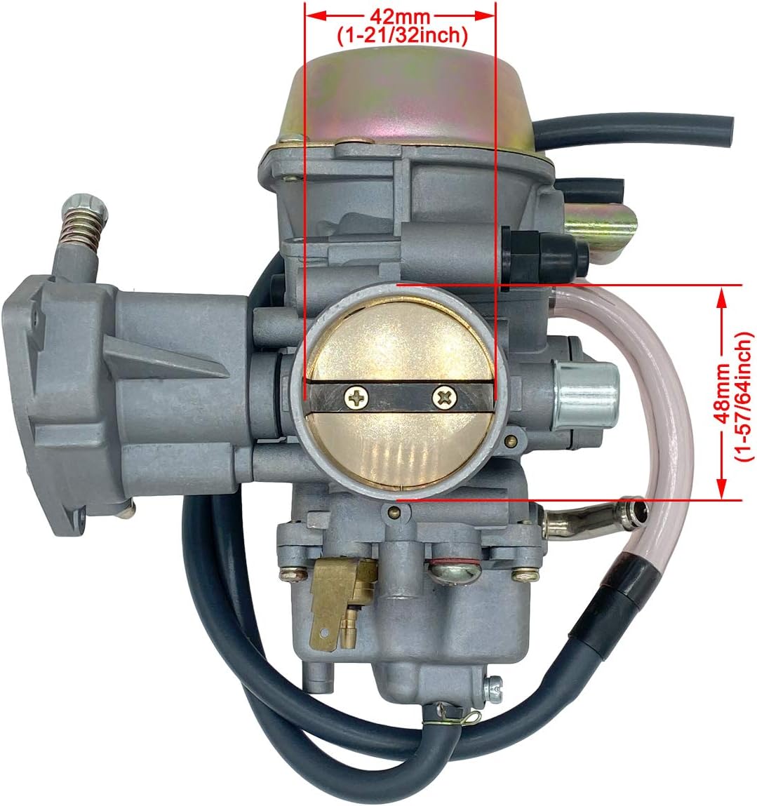 Rujie YFM660 Rhino660 Carburetor for 2004 2005 2006 2007 Yamaha Rhino 660 Rhino660 YFM660 YFM 660 YXR660 YXR660FA YXR660FAH YXR660FASE YXR660FAH Hunter 4x4 Atv Carburetor Carb