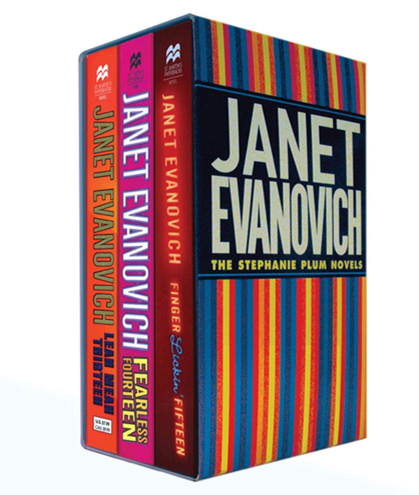 Plum Boxed Set 5, Books 13-15 (Lean Means Thirteen / Fearless Fourteen / Finger Lickin' Fifteen) (Stephanie Plum Novels) Mass Market Paperback – Box set, September 28, 2010