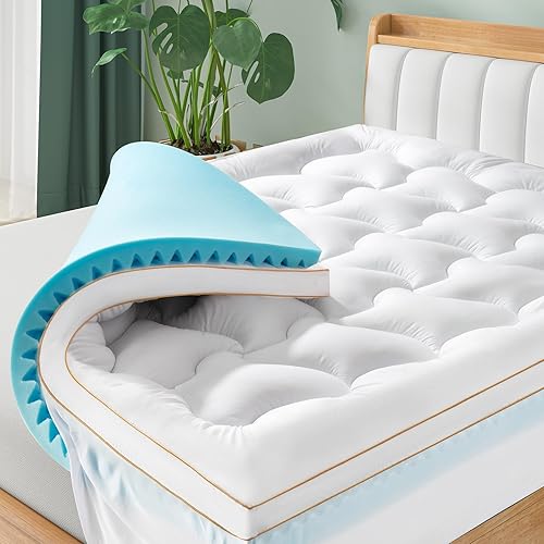 Cubrecolchón 2 en 1 de 35.27 ozm, color blanco disponible en Yaxa El Salvador