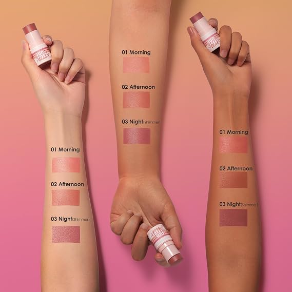 CARSLAN Sun Kissed Blush & Bronzer Stick for Cheeks Lips & Eyes