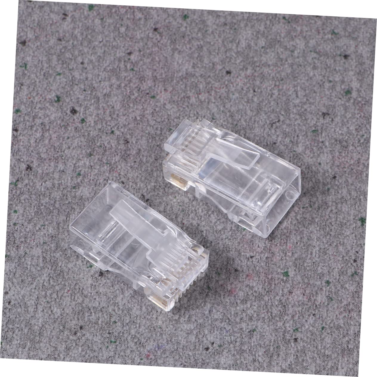 Gatuida 1000pezzi Spina per Cavo di Rete Cate Terminali Modulari Pin Cob Connettore di Rete Contatti Placcati in Oro per Trasmissione Veloce Leggero Resistente e Stabile Terminali