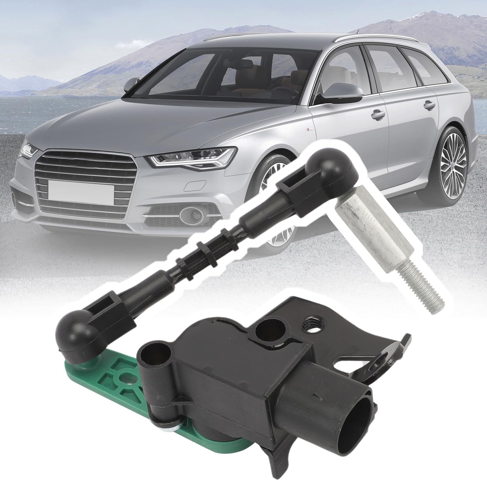 Sensor de nivel con varillaje suspensión neumática delantera izquierda para A6 C7 A7 A8 Sensor de nivel de faro 4H0941285G sensores de nivel de faros, sensor de nivel de llenado