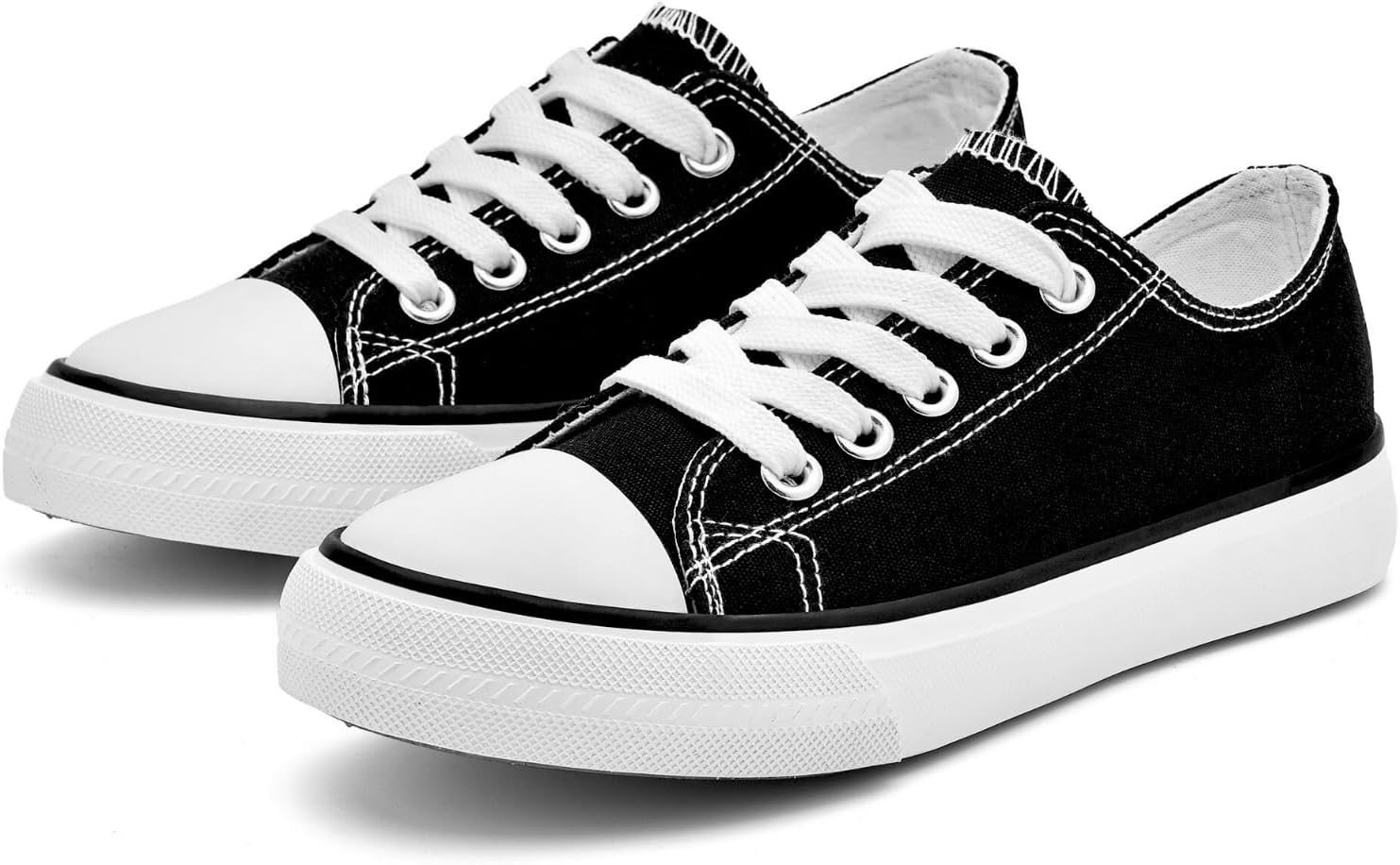 Toddler Canvas Sneakers, Non-Slip & Durable Sports Shoes for Boys & Girls, Cushioned, Breathable Kids Sneakers - Image 5