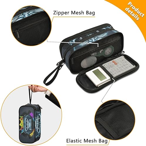 Vista 82 de Estuche para lápices de fútbol y fútbol, estuche grande para lápices para niños y niñas, compartimentos con cremallera, gran capacidad, papelería