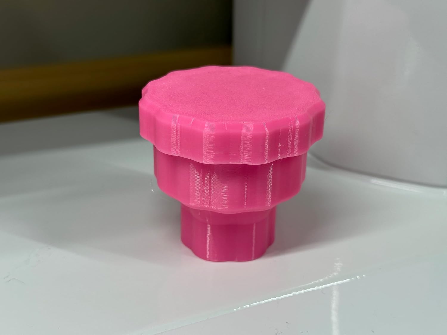 Innovative Sewing and Quilting Notions By Purple Hobbies, Including Magnetic Pin Cups, Pinnable Quilt Block Markers with Case, Pattern Stand, etc … (Standard Pink Magnetic Pin Cup)