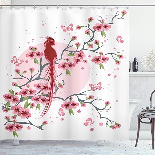 Miniatura 17 de Ambesonne Cortina de ducha abstracta, placa indusrial, ilustración de fachada, elemento de construcción resistente, moderno, juego de decoración de