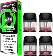 Vaporesso Xros Corex Pods 3.0 [0.8] - 4 Pack - Available in 0.4,0.6,0.8,1.0,1.2Ω - Compatible With Full Vaporesso XROS Vape Kit Range - No Nicotine