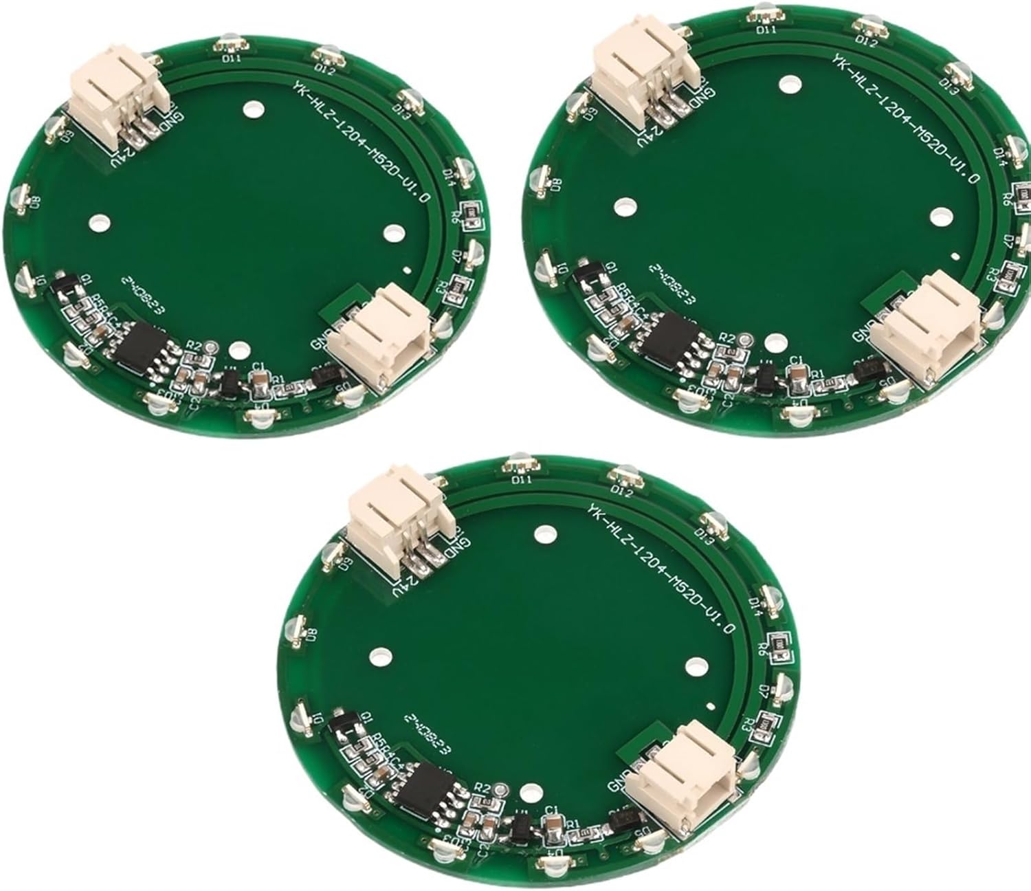 1/3/5/10PCS DC 24V DIY Smart River Touch Table Sensor LED Light Cellular Coil Light Strip Touch Sensor Circuit Module With LED(3PCS)
