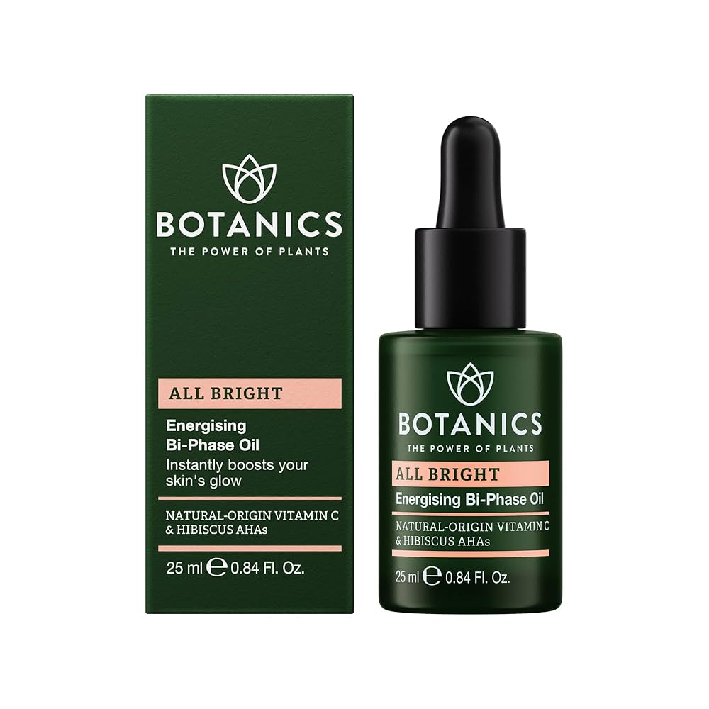 Amazon.com: Botanics All Bright Facial Oil - Energizing Bi