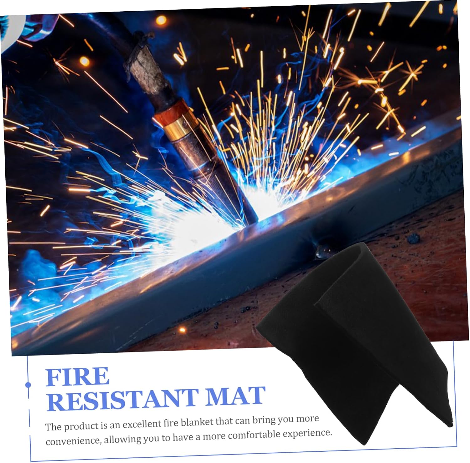 Fireproof Welding Mat High Heat Resistance Soldering Blanket for Outdoor Use