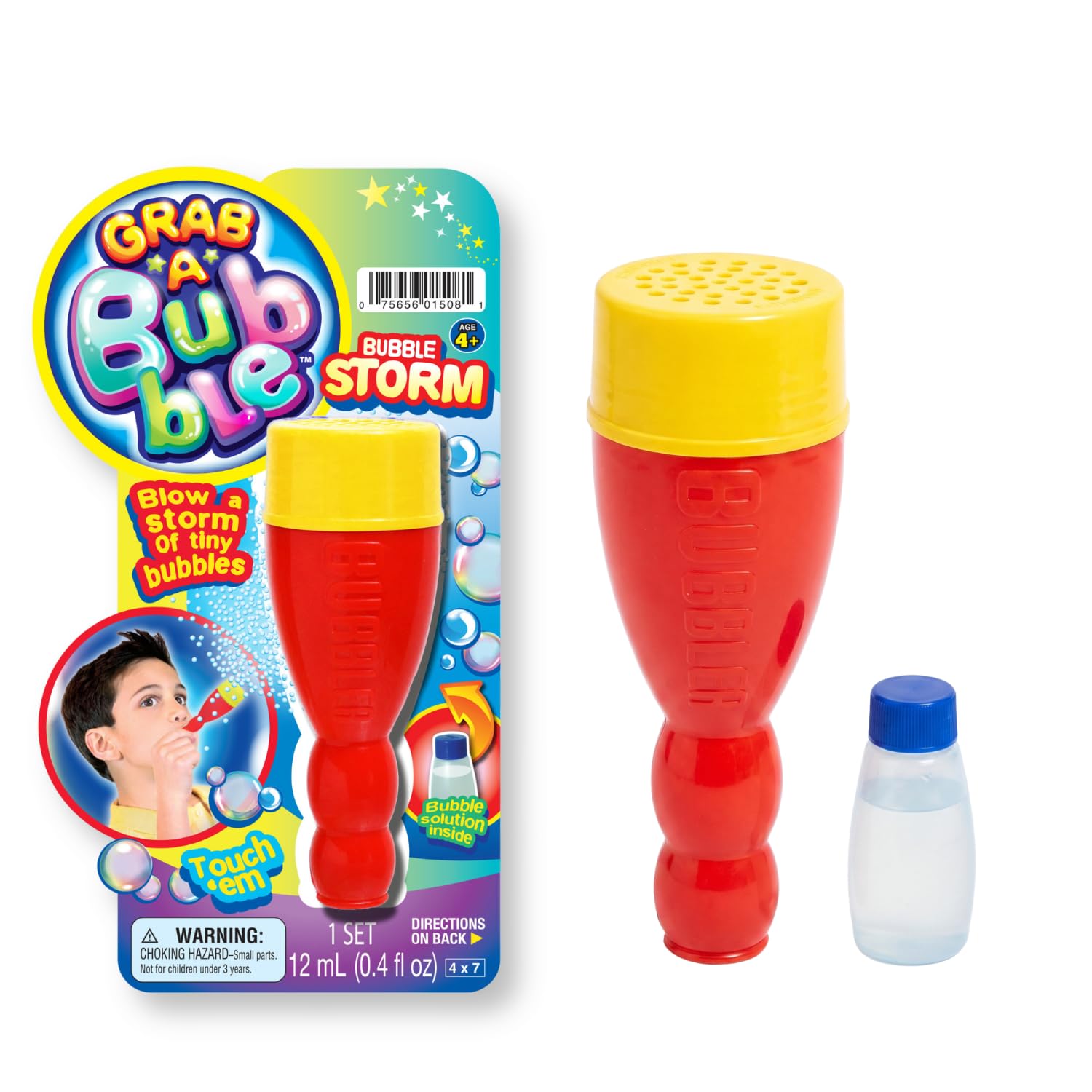 Amazon.com: JA-RU Mini Handheld Bubble Blower with Non Toxic