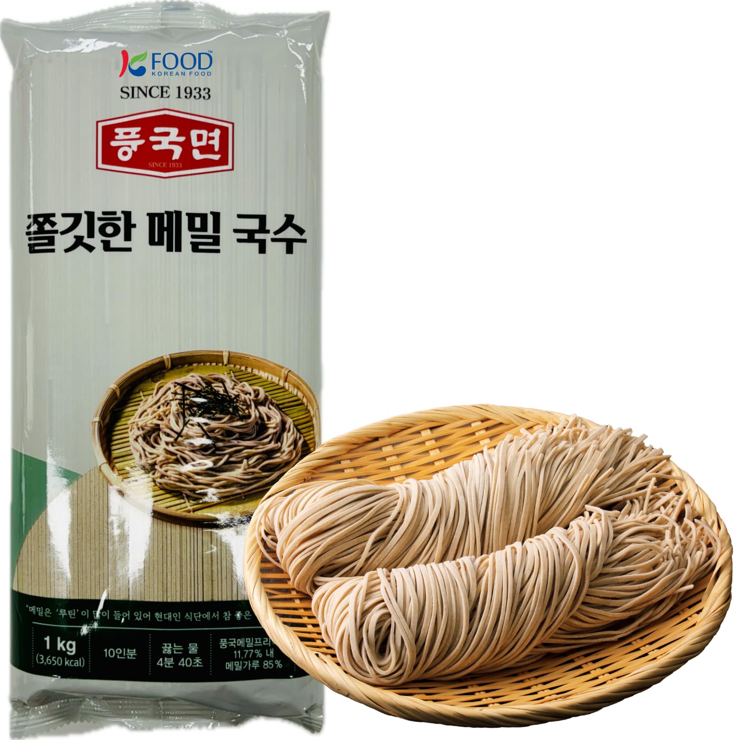 Amazon.com : Korean Food Poongkukmyeon Memil (Buckwheat) Soba