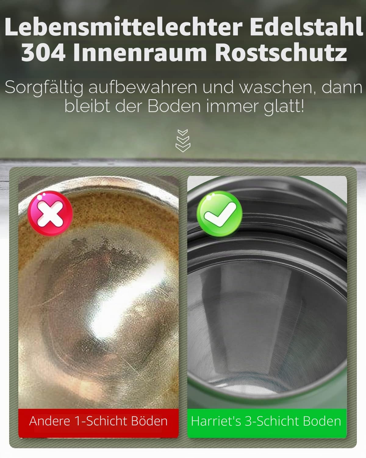 Harriet Schwanenhals-Wasserkocher, 1048.9 g Pour Over Wasserkocher für Herd, Kaffeekessel mit Thermometer, Edelstahlkessel mit 3-lagigem Boden, Anti-Heiß-Griff, für Tropfkaffee und Tee, Grün