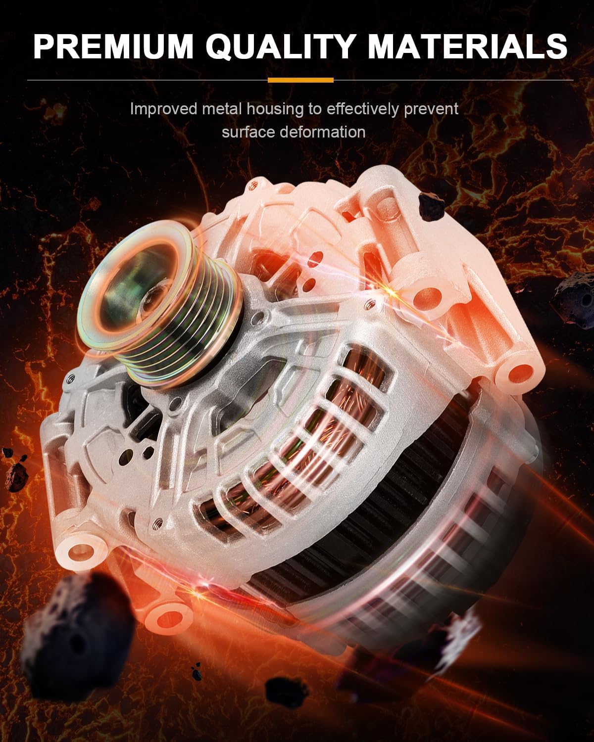 ROADFAR Alternator Compatible for for Mercedes-Benz for CL550 5.5L 2009-2010,for Mercedes-Benz for S450 4.7L 2008 2010,for Mercedes-Benz for S550 5.5L 2007-2010, Replace 11310