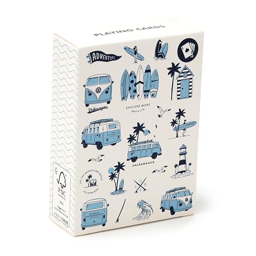 Puckator Baraja de Cartas estándar - Volkswagen T1 - Explore More