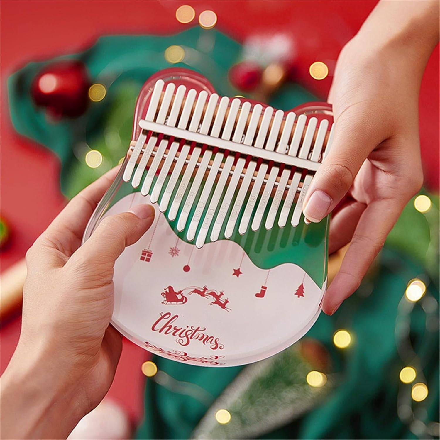 Thumb Piano 21 Tone Kalimba Finger Piano 17 Musical Instruments for Piano Beginner(17 note)