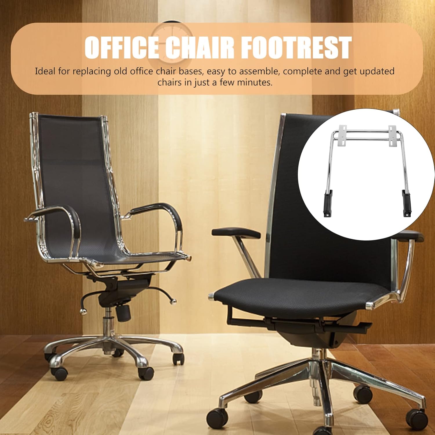LIFKOME Ergonomic Office Chair Ergonomic Office Chair Retractable Footrest Under Desk Foot Rest Heavy Duty Foot Cushion for Computer Parts Chairs Chairs