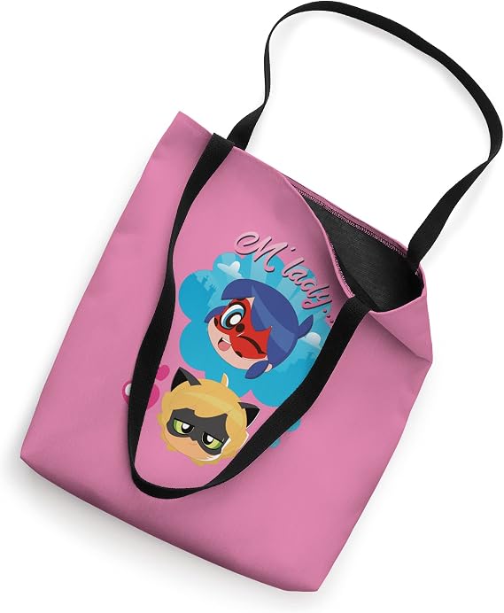 Miraculous Ladybug Chibi Collection Cat Noir M'Lady Tote Bag