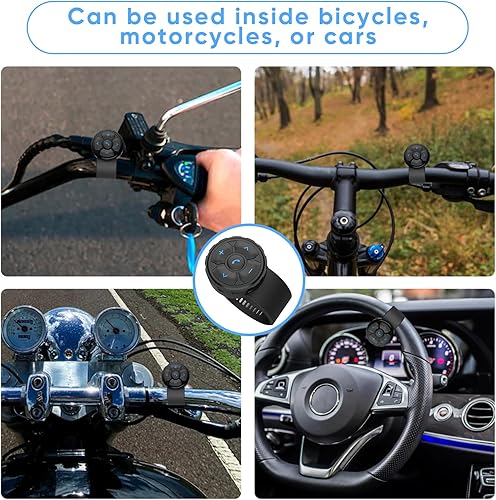 Miniatura 6 de Control remoto Bluetooth para motocicleta, bicicleta y automóvil al aire libre - Controla música, llamadas y más en dispositivos Bluetooth,
