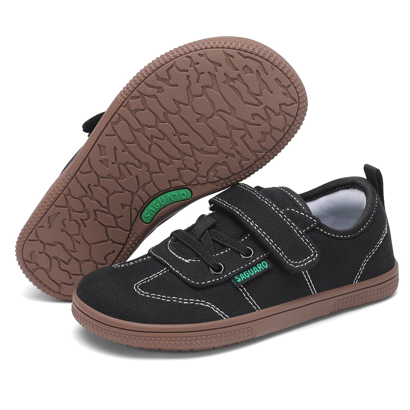 SAGUARO Zapatillas Barefoot Niña Deportivas Respetuosas con Puntera Ancha y Suela Zero Drop,Gr.25-35