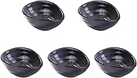 Vista 9 de Juego de cuencos de salsa japonesa, plato de salsa de soja de cerámica, estilo negro