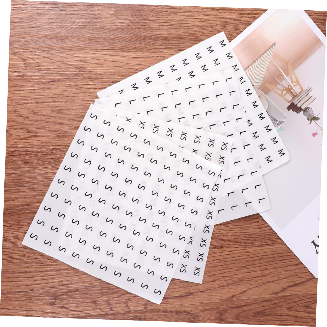 MAGICLULU 3 Set Di Etichette Adesive Rotonde Per Abbigliamento in/m/l Per Commercianti E Produttori 1000 Pezzi*3