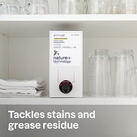 ATTITUDE Kitchen Cleaner Spray Refill, EWG Verified, Powerful Degreaser, Cuts Grease & Grime, Plant-Based & Vegan, Citrus Zest Scent, 67.6 Fl Oz