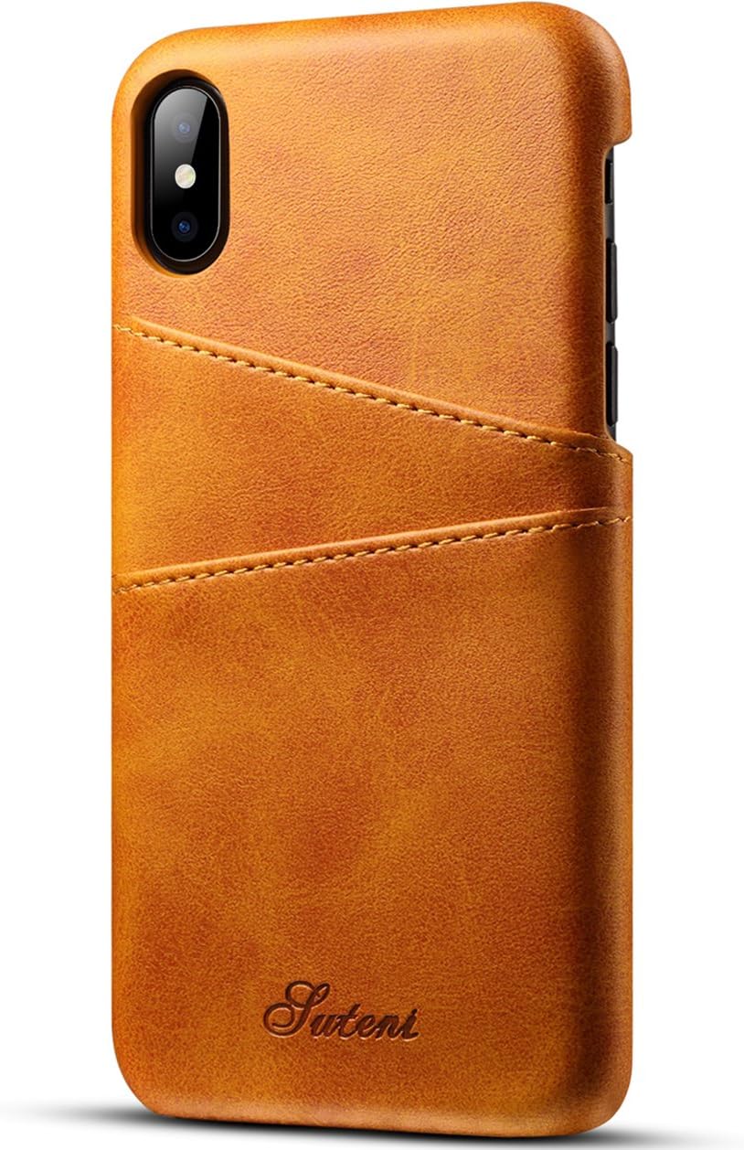 KelaSip iPhone 6s Wallet Case,iPhone 6 Case, Slim PU Leather Back Protective Case Cover with 2 Credit Card Holder,Khaki,for iPhone 6s/6 Case