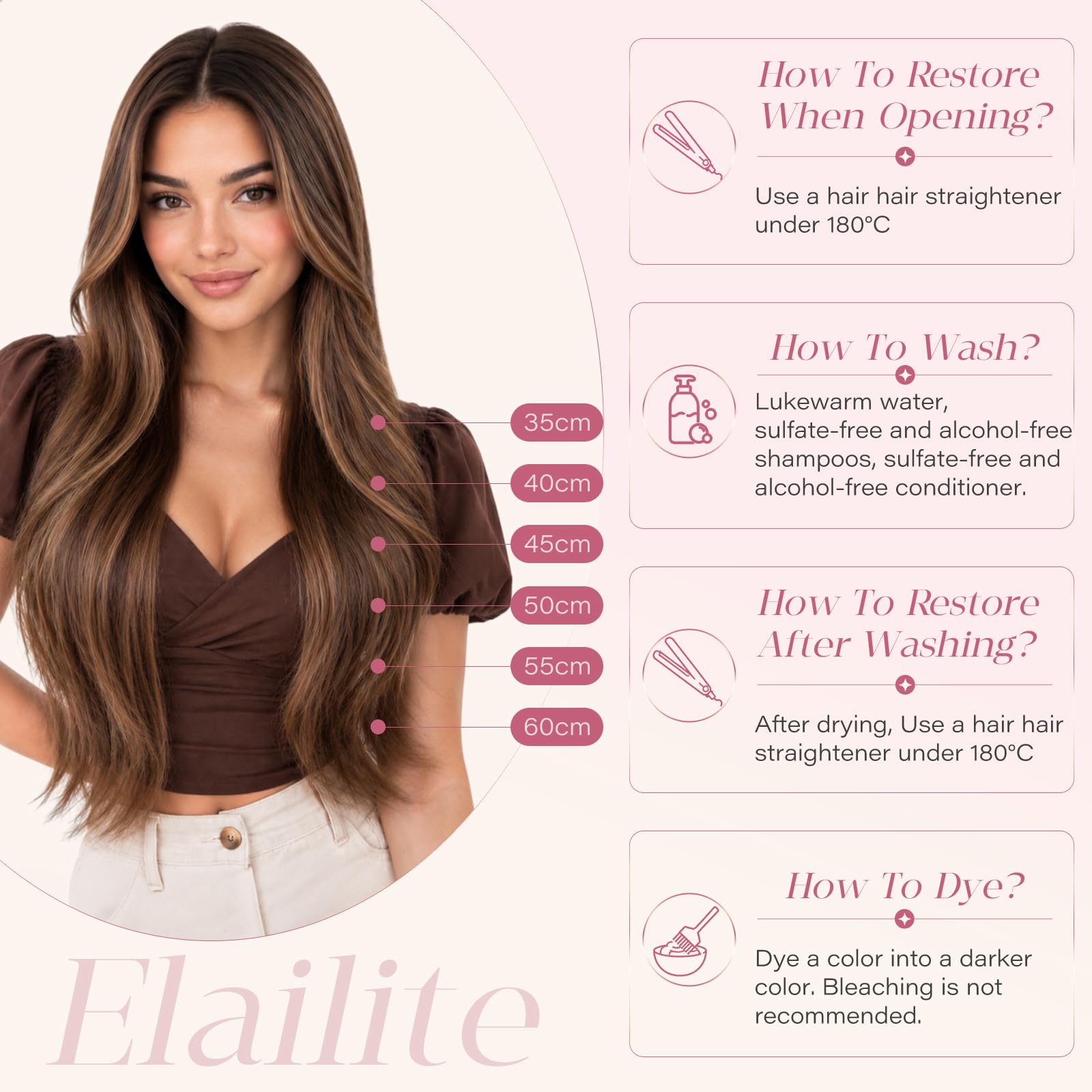 Elailite Extensiones Pelo Natural Queratina 1g Remy Cabello Humano sin Clip U Tip Keratina 50 Mechas 50g - 45cm #1B Negro Natural