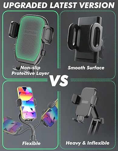 Miniatura 3 de Soporte de teléfono para automóvil, soporte de teléfono mejorado para automóvil con base expandible, soportes para teléfono celular compatibles con