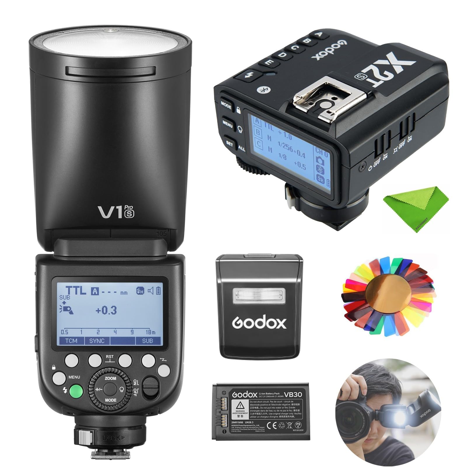 Godox V1、Godox X2T SONY用 godox_v1_ttl_flash_and_1749124