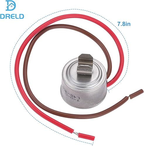 Miniatura 2 de 4387503 Termostato de descongelación bimetálico para refrigerador, repuesto para Whirlpool, Kenmore, reemplaza WP4387503 343917 61002113 PS11742474