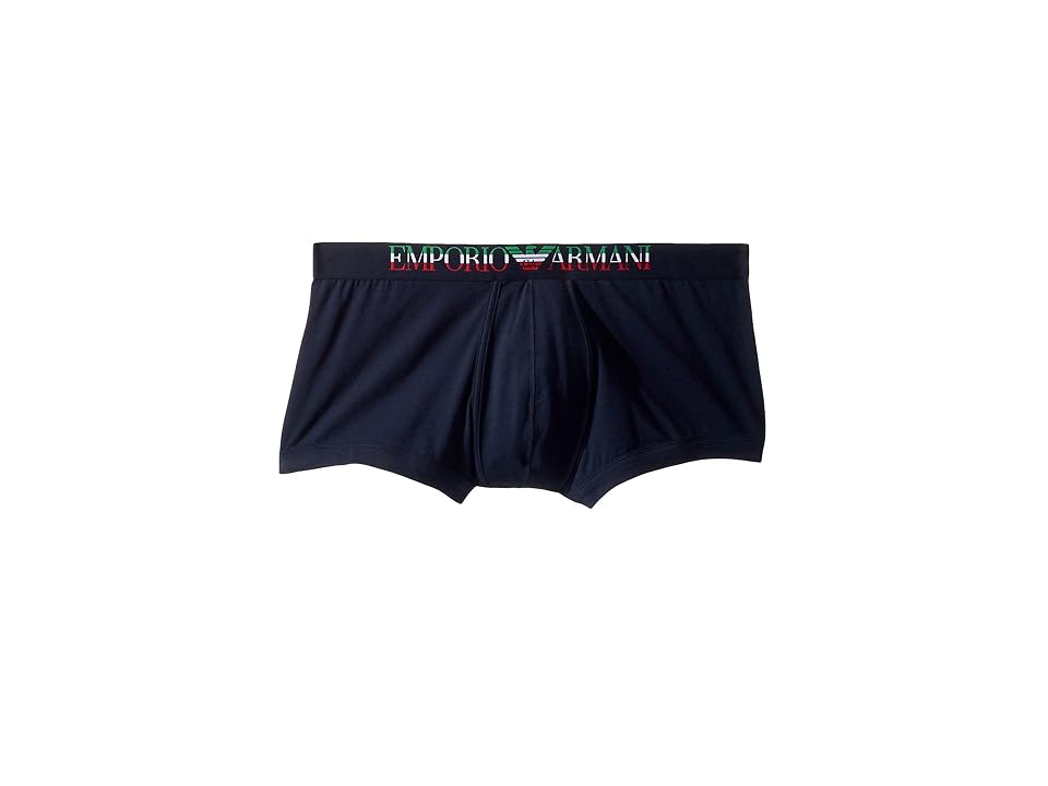

Emporio Armani Italian Flag Trunk (Marine Blue) Men's Underwear