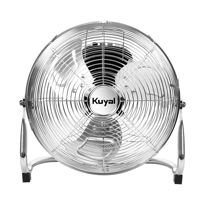 Buy Kuyal Floor Fan, Adjustable Heavy Duty 3 Speed Floor Standing Cooling Fan, Pedestal Fans 12