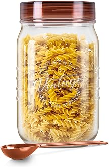 MILTONVintage Pet Jar, 3 Litres, Transparent | Food Grade | Air Tight | BPA Free | Food Storage Container
