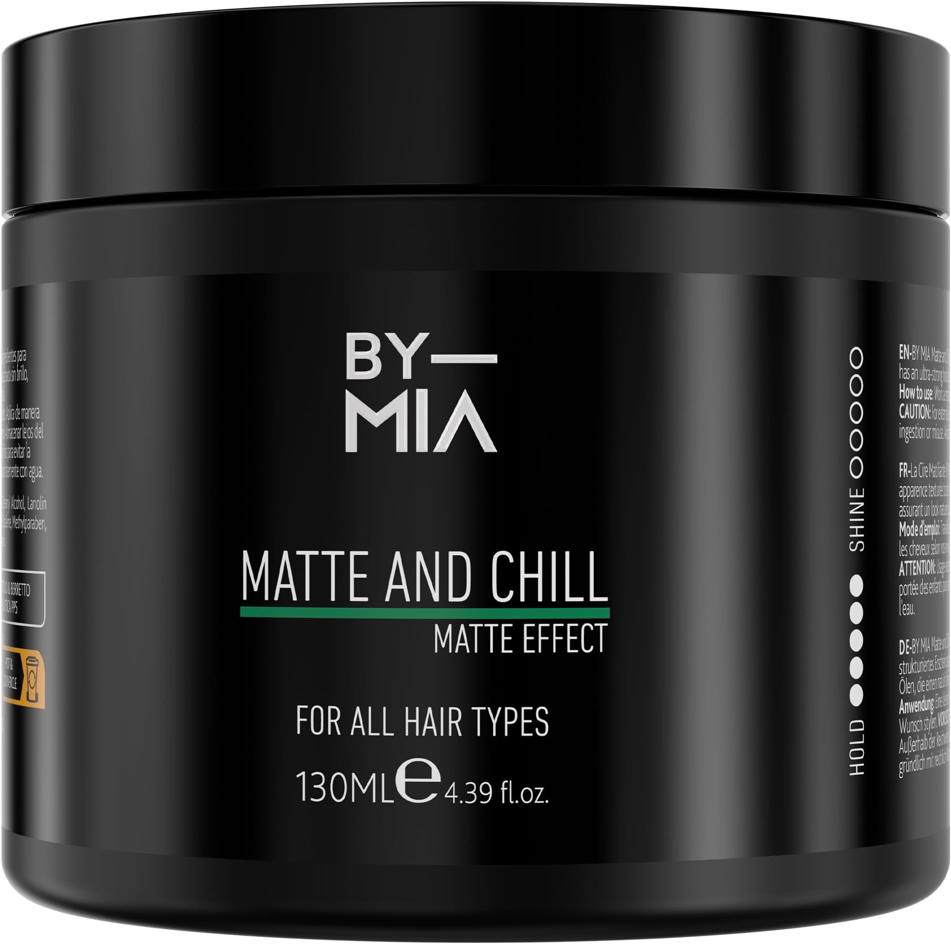 Matte and Chill Hair Wax 130 ml | Matte Look | Super High Hold | Edge Control | Hair Wax for Men & Women
