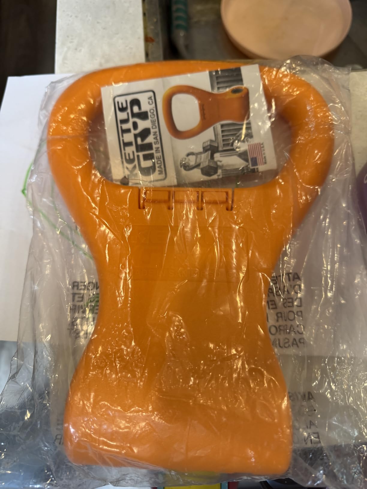 Kettle Gryp on a dumbbell