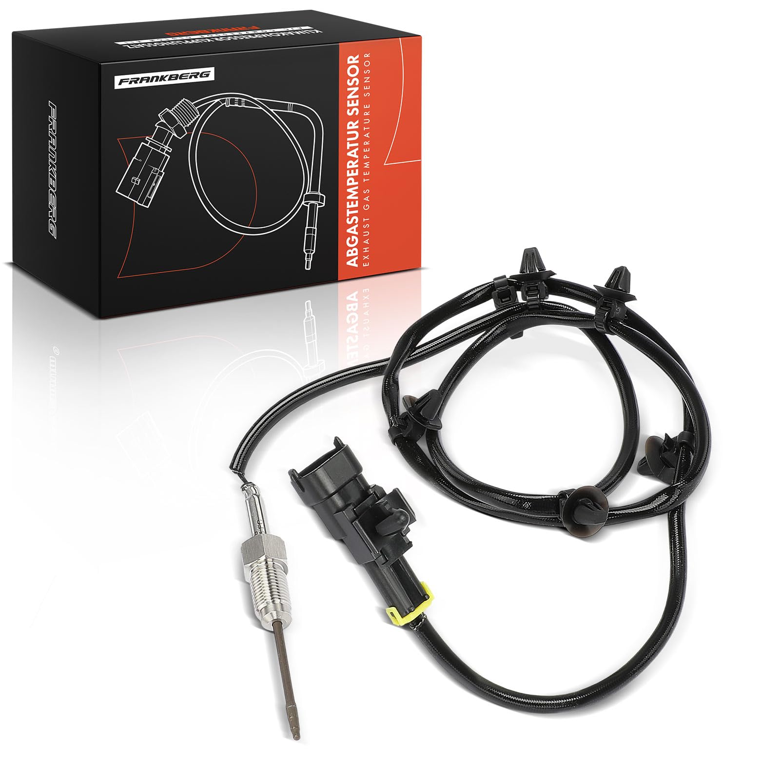 Frankberg Sensore temperatura gas di scarico 2-Poli Compatibile Grandeur TG 2.2L 2006-2011 Santa Fé II CM 2.2L 2006-2012