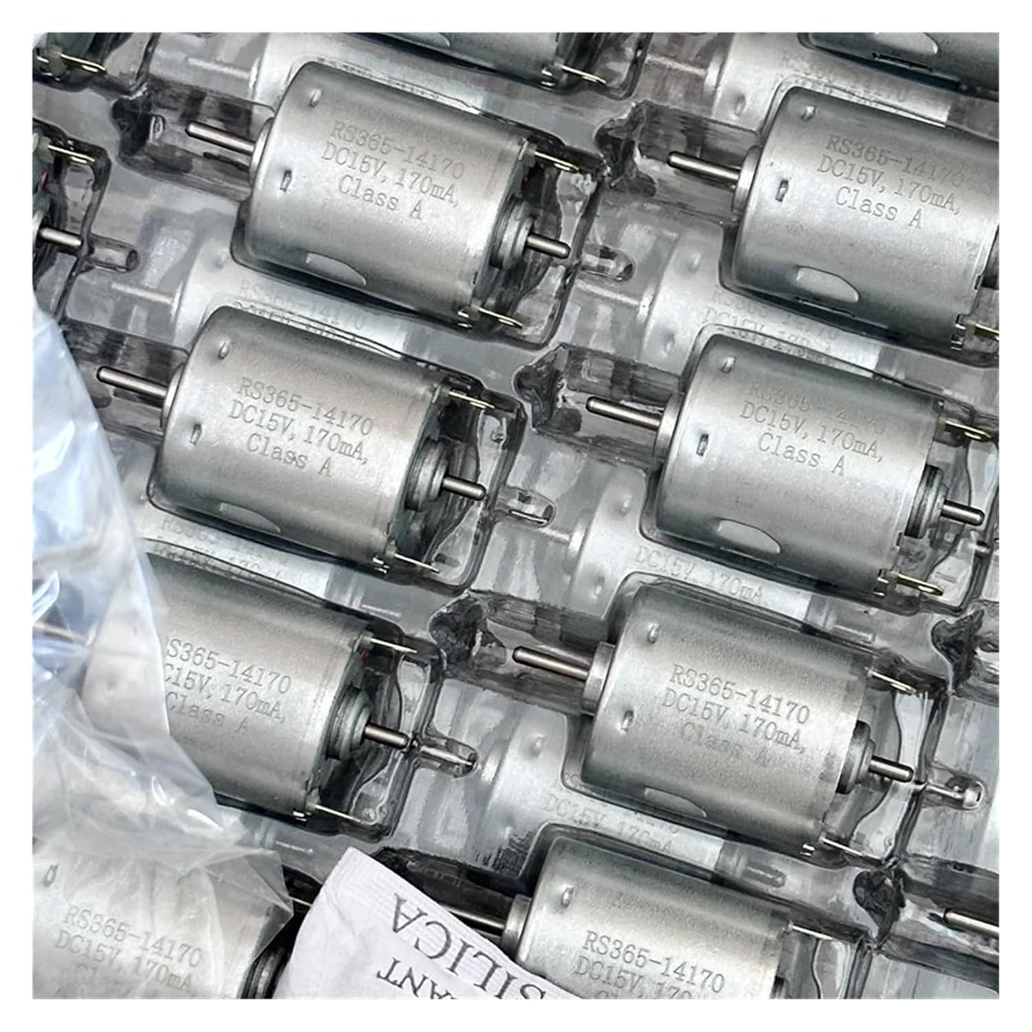 RS-365SH-14170 Electronic Starter DC 6V- 24V 10300RPM Dual 2.3mm Shaft Carbon Brush Electronic Starter
