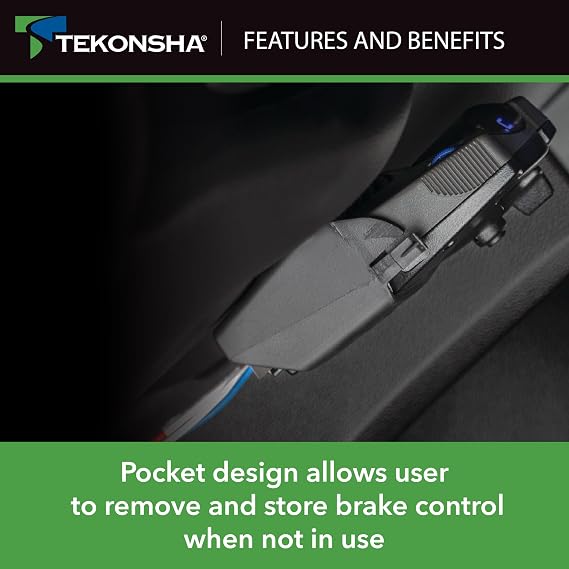 Tekonsha 7686 Prodigy Brake Control Mounting Pocket Kit, Fits Prodigy and Prodigy P2 Brake Controller (Not for P3 Controller)