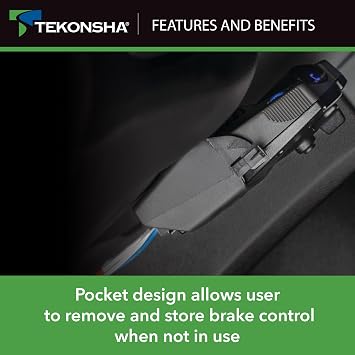 Tekonsha 7686 Prodigy Brake Control Mounting Pocket Kit, Fits Prodigy and Prodigy P2 Brake Controller (Not for P3 Controller)