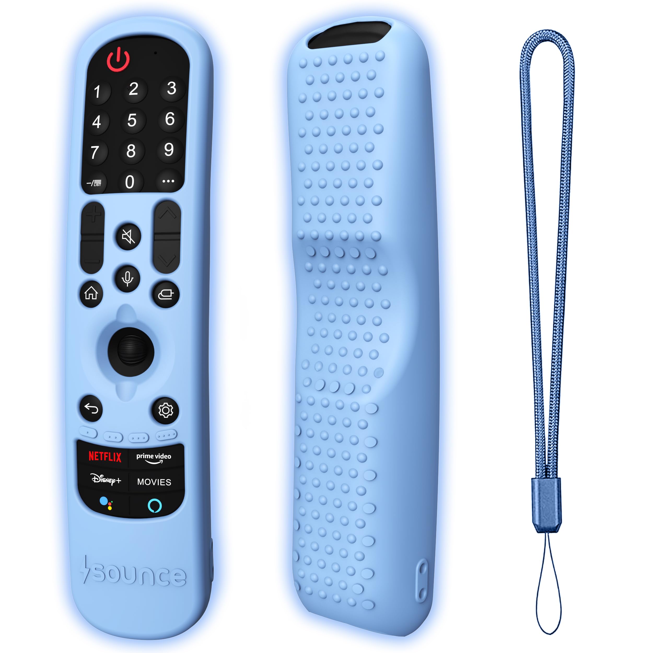 Sounce Sony Bravia RMF-TX910U Remote Cover Silicone Case, Grey — Amazon image 18